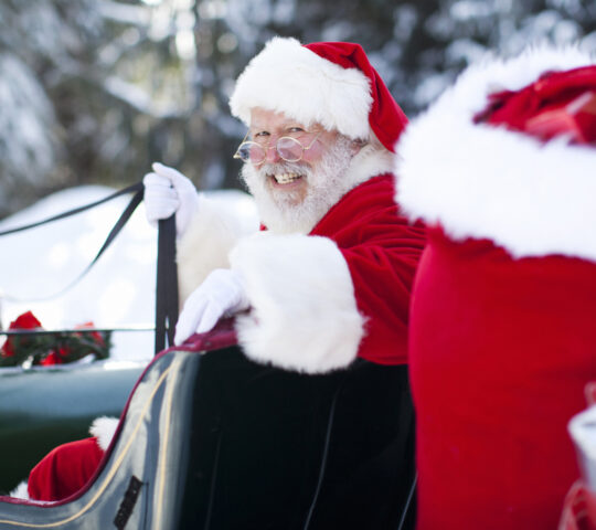 An unforgettable moment with Santa