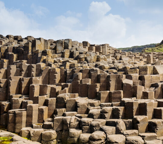 Up close at the Giant's Causeway