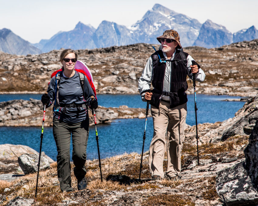 Hiking from Eqi Glacier Lodge