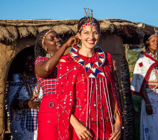 Participate in a special Maasai blessing ceremony