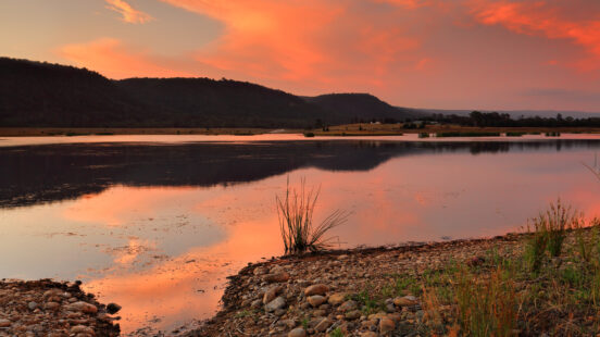 sunset-lake-castlereagh