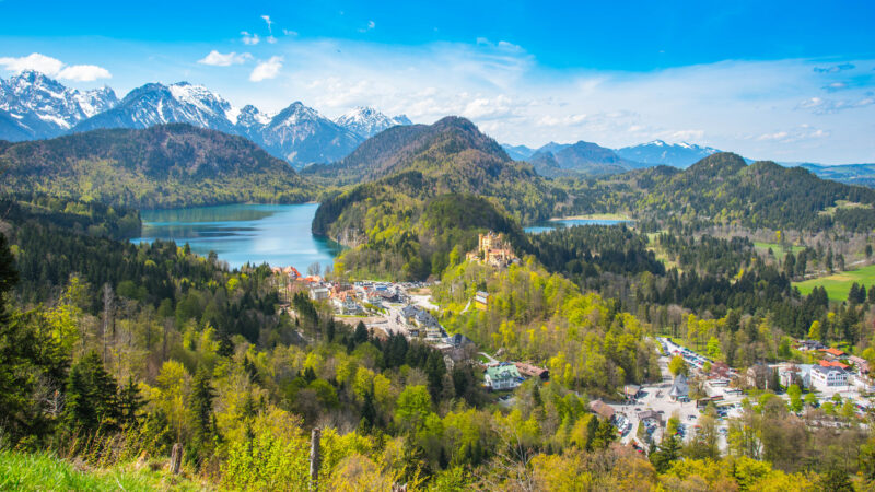View from Neuschwanstein – Germany