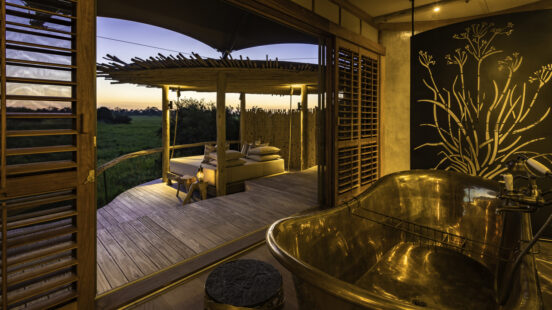 A room with a view at Mombo Camp