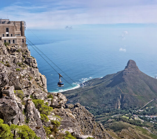 Head to the top of Table Mountain