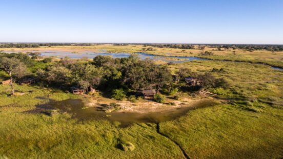 Little Vumbura on an Island in the Okavango Delta