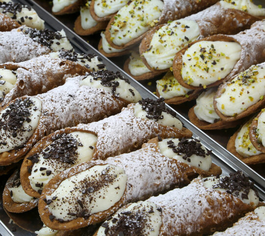 Sicily's famous cannoli