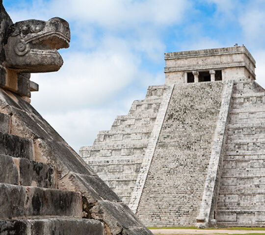 Up close at Chichen Itza