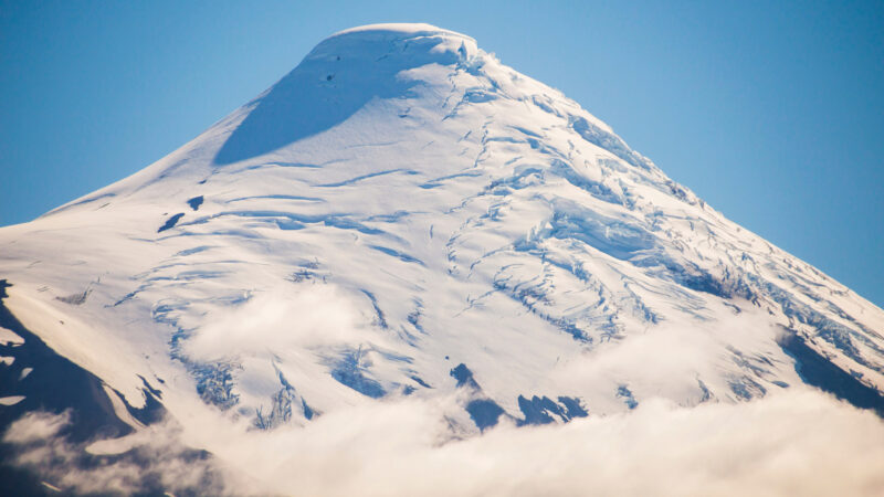 Osorno Volcano (Volcan Osorno), Vicente Perez Rosales National Park, Chilean Lake District, Chile