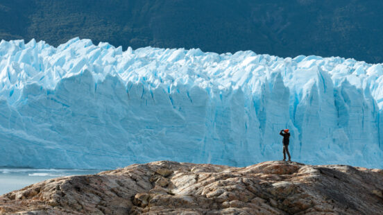 Sightseeing at the Perito Moreno Glacier in Argentina