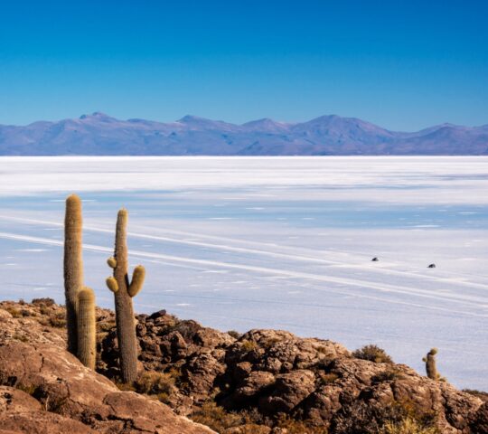 Marvel at the Uyuni Salt Flats