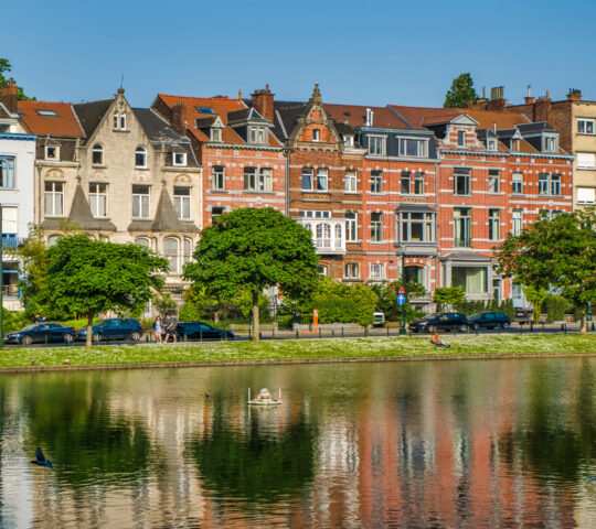 The neighbourhood of Ixelles in Brussels