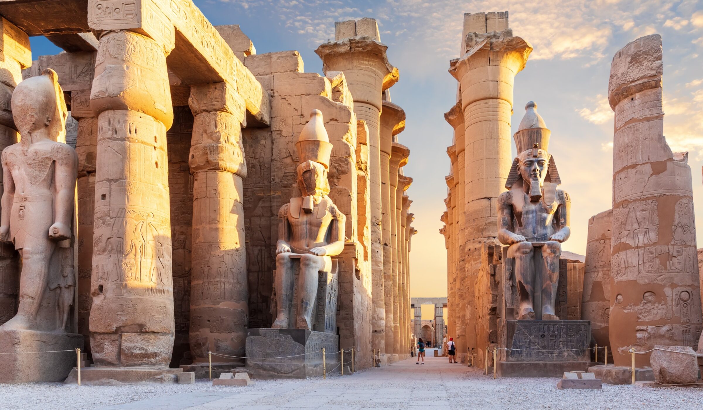 Ancient Egyptian ruins in Luxor