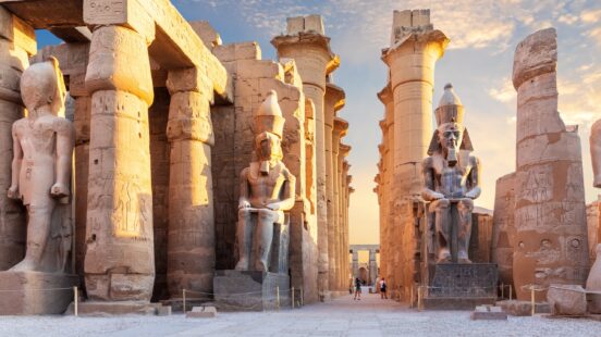 Ancient Egyptian ruins in Luxor