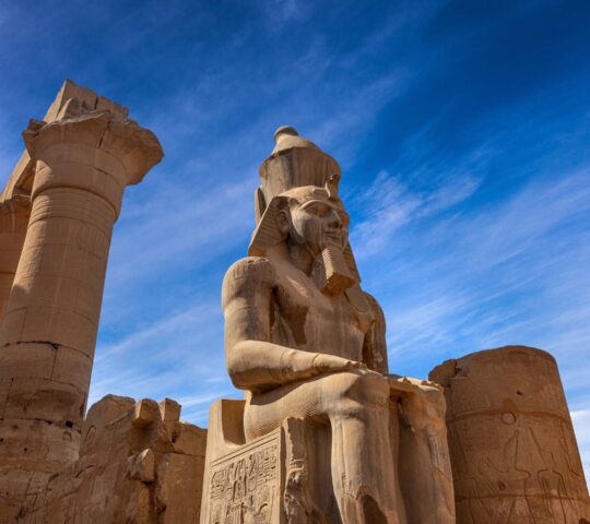 Majestic temple remains at Karnak