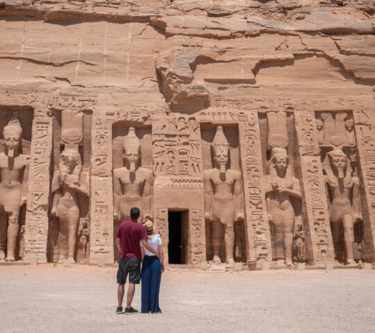Marvelling at Abu Simbel