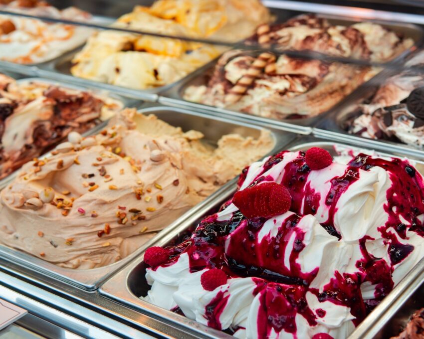 Gelato tasting