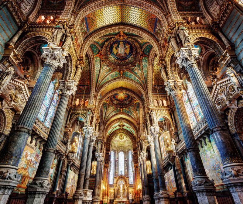 Basilica Notre Dame, Lyon, France taken in 2015