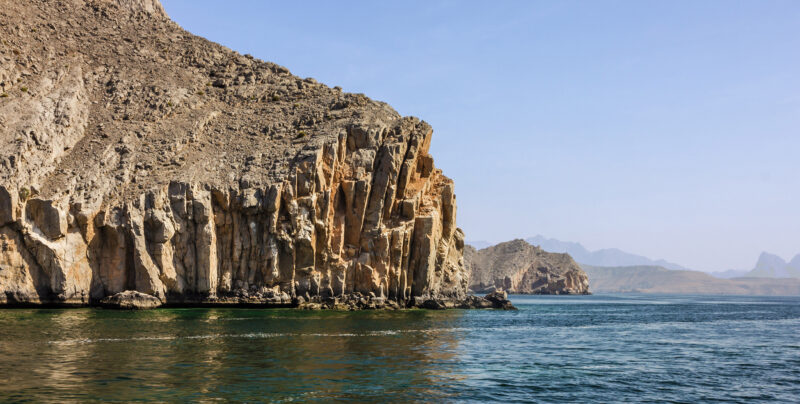 Oman fjords, Khasab sea view, Musandam peninsula.