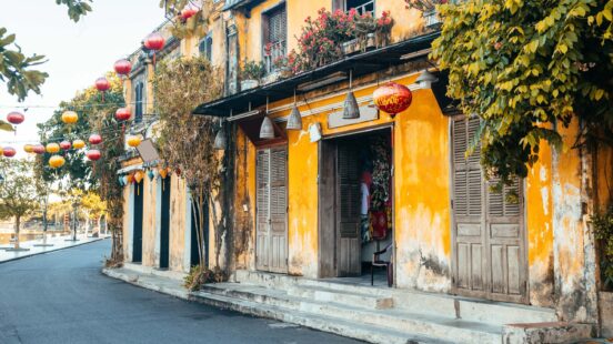 Yellow houses in Hoi An