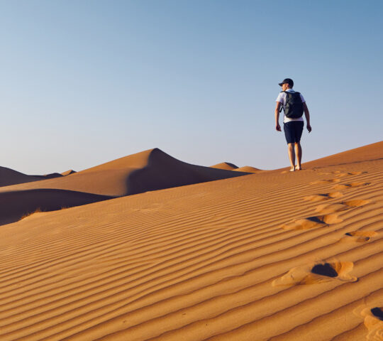 Hiking in Wahiba Sands