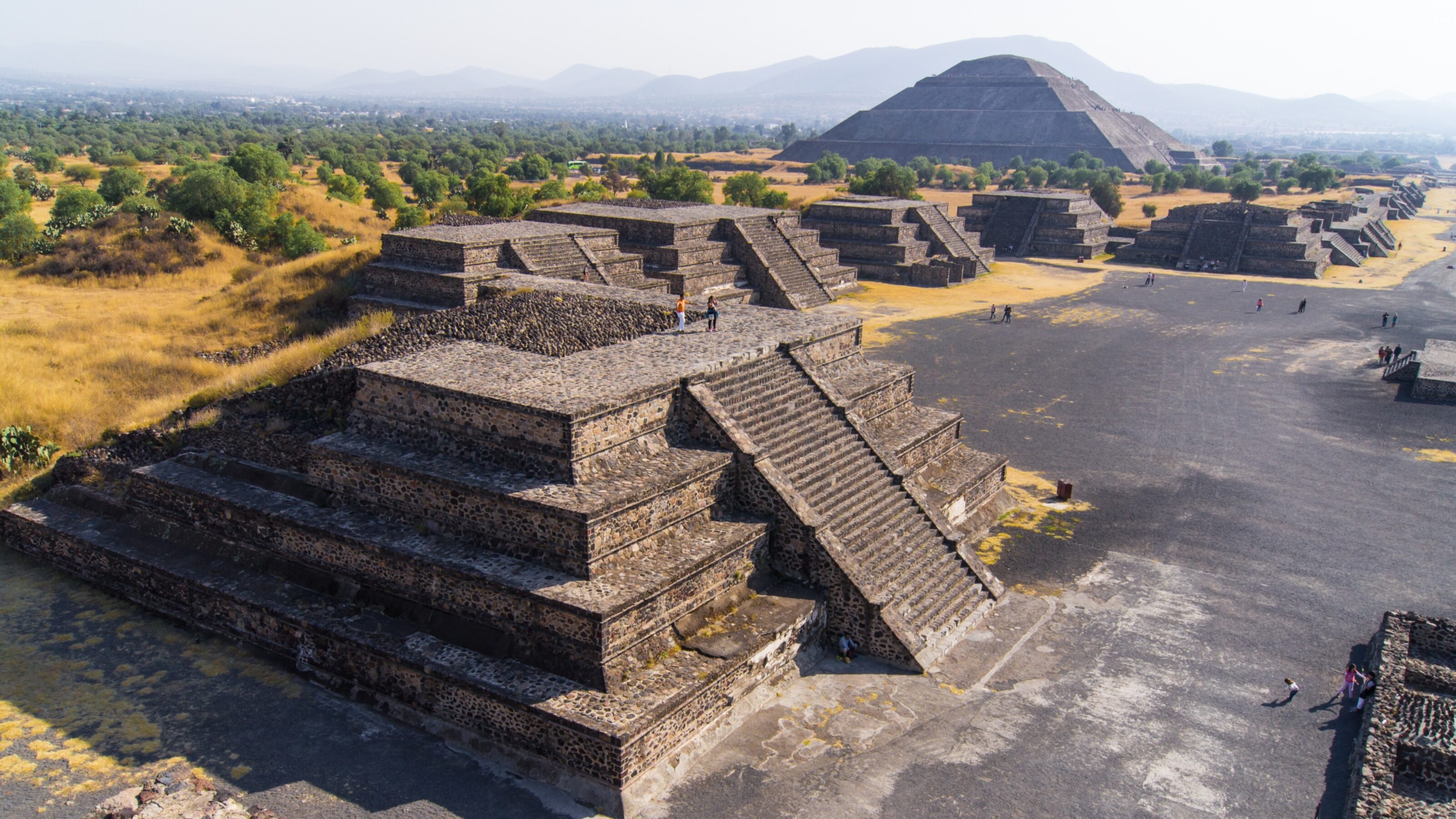 The remarkable site of the Teotihuacan Pyramids