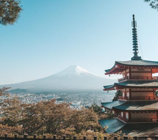Views over Mount Fuji