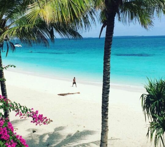 White sands on Zanzibar