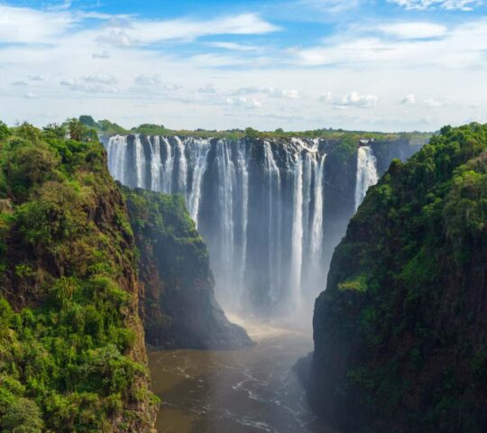 The mighty Victoria Falls