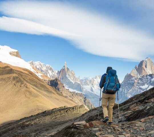 A hike towards Mount Fitzroy