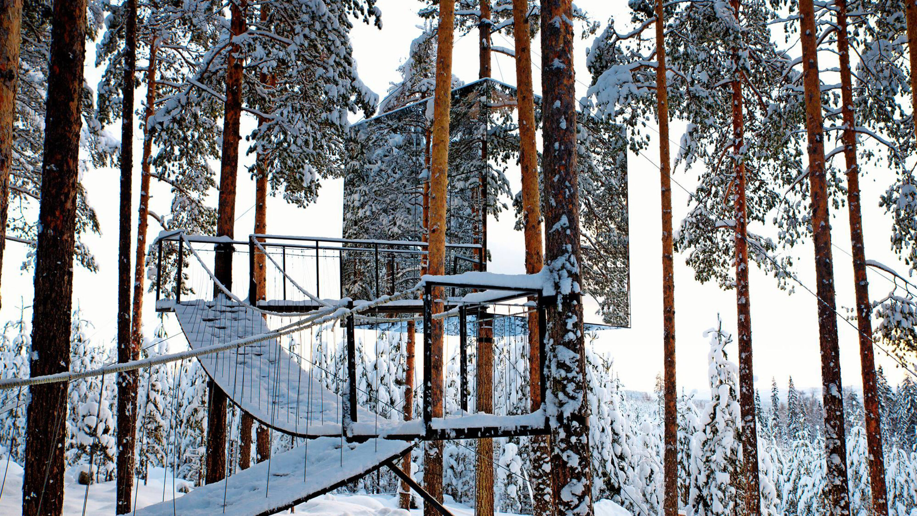 The Mirrorcube treehotel europe