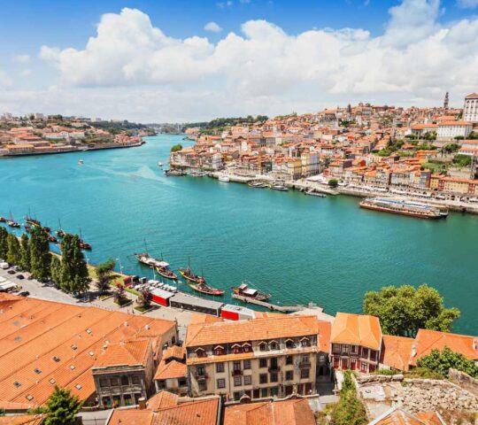 The Douro river and the rambling streets of Porto