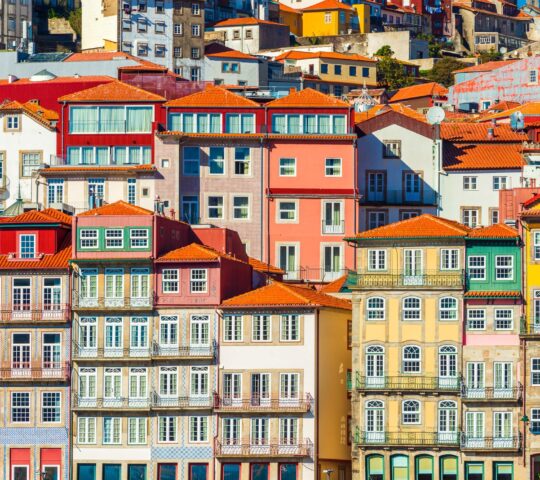 Historical houses in Porto