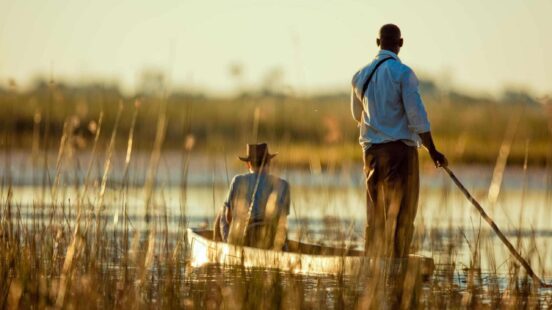 Mokoro in Okavango Delta