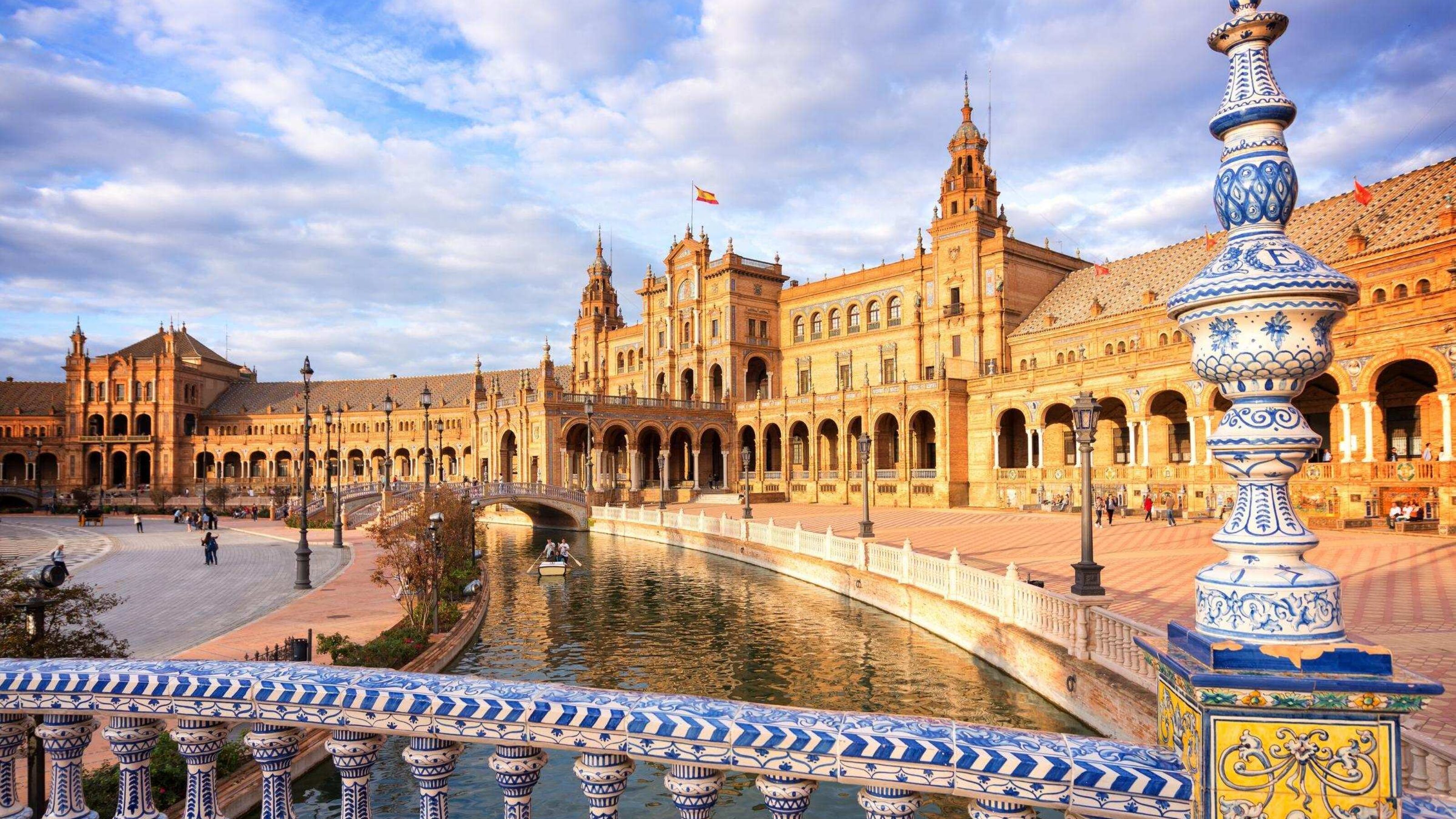 Plaza de Espana in Seville, Spain