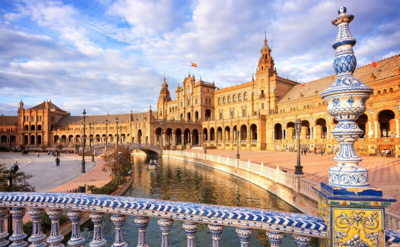 Plaza de Espana in Seville, Spain