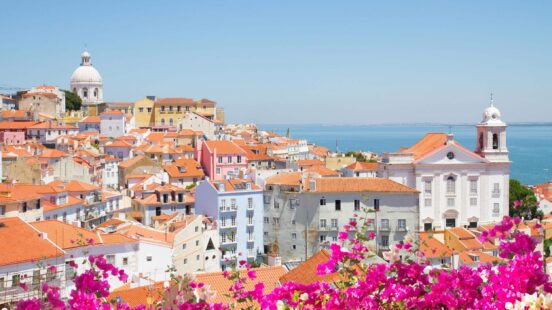 View of the Alfama Lisbon