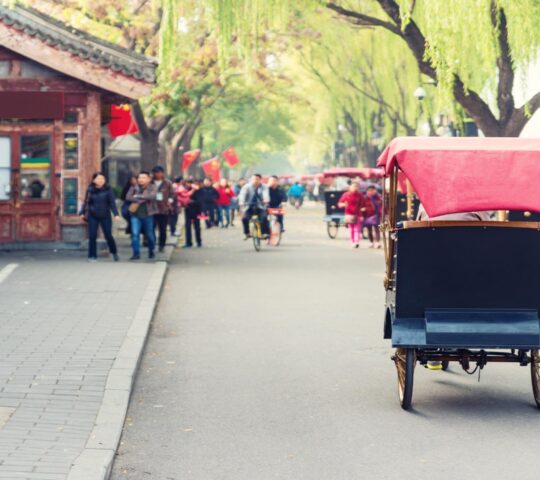 Exploring traditional streets in Beijing