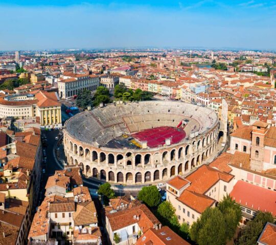 The ancient and imposing Verona Arena