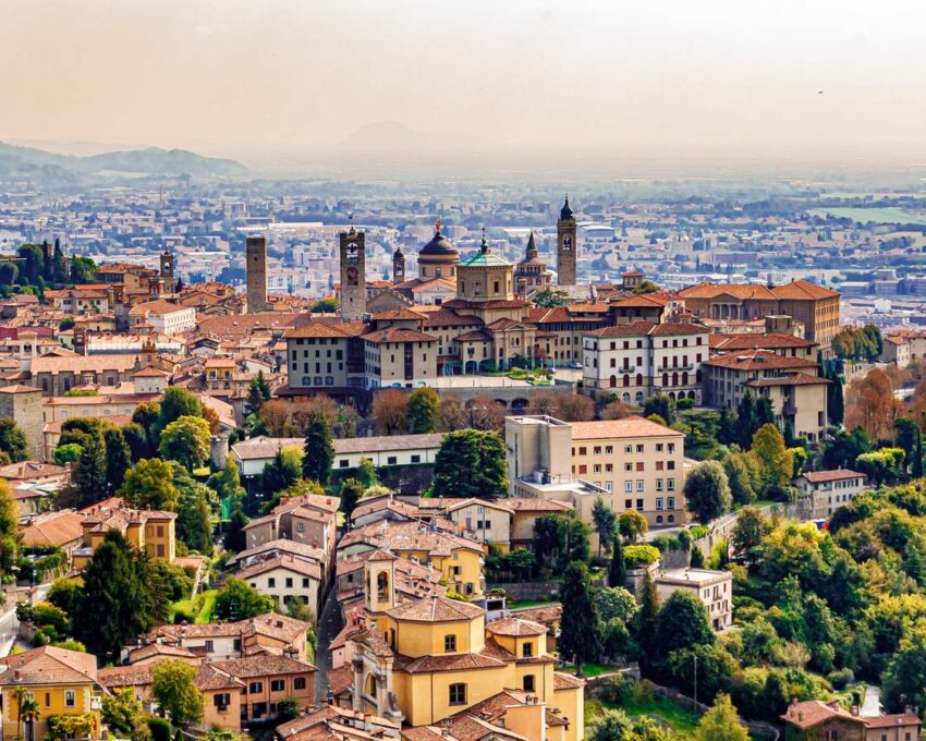 A pause in Bergamo