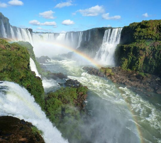Powerful Iguazu Falls