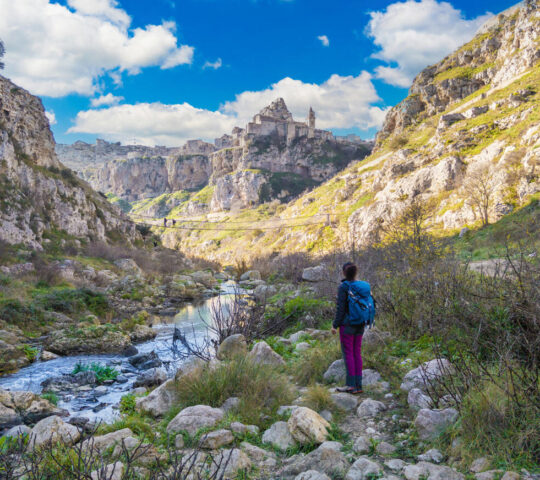 Hiking the Matera gorges