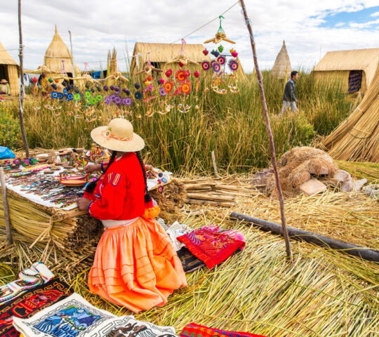 Life on Lake Titicaca's floating island
