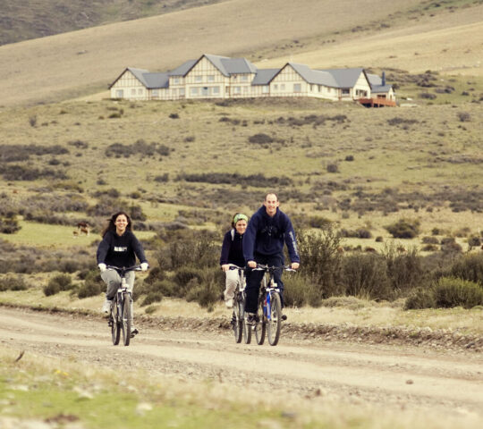 Mountain biking at the beautiful Eolo lodge