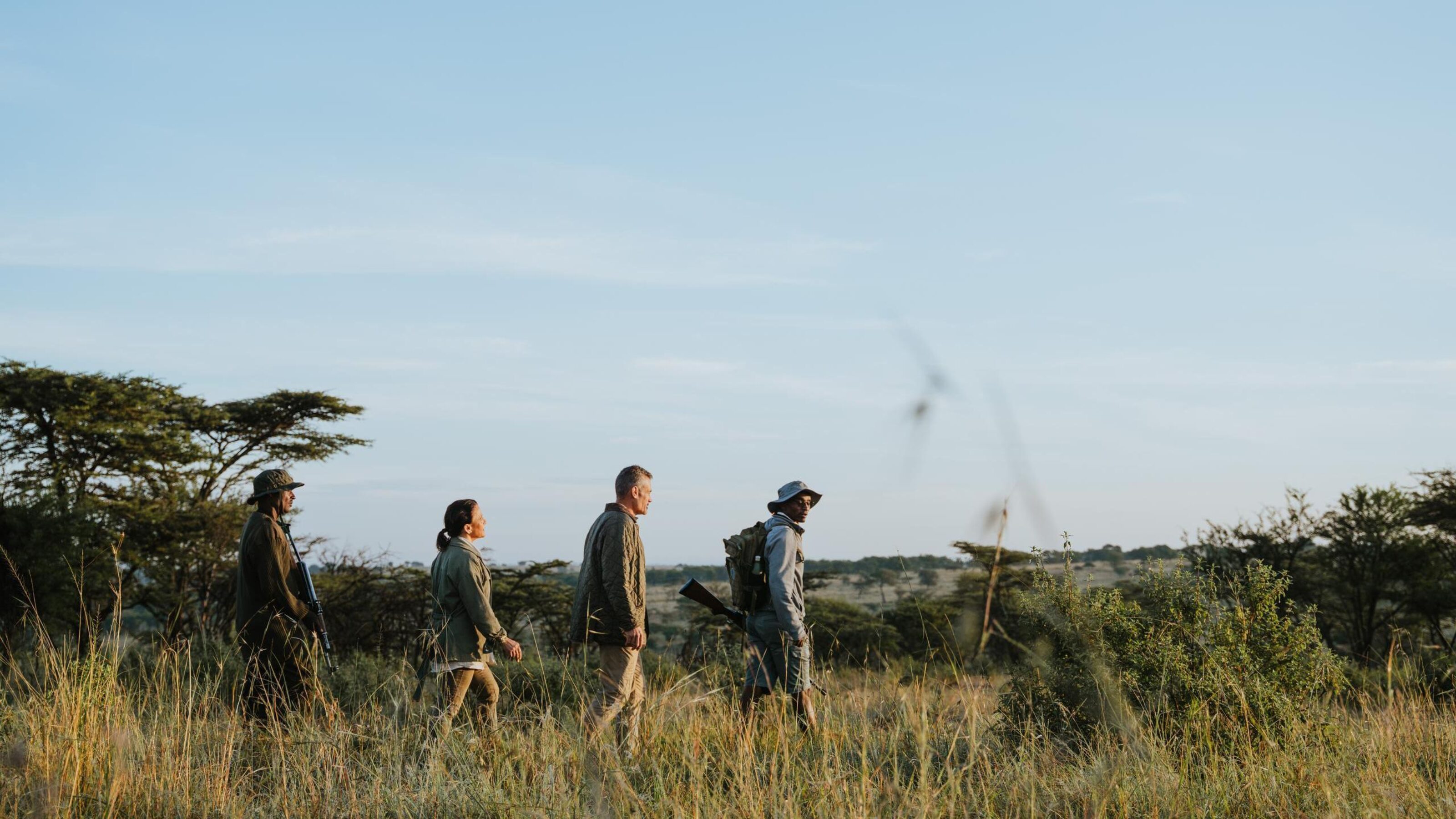 Walking safari in Tanzania
