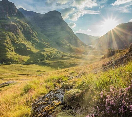 The remarkable landscapes of Glencoe