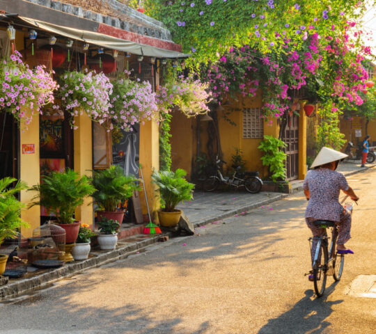 The old streets of Hoi An