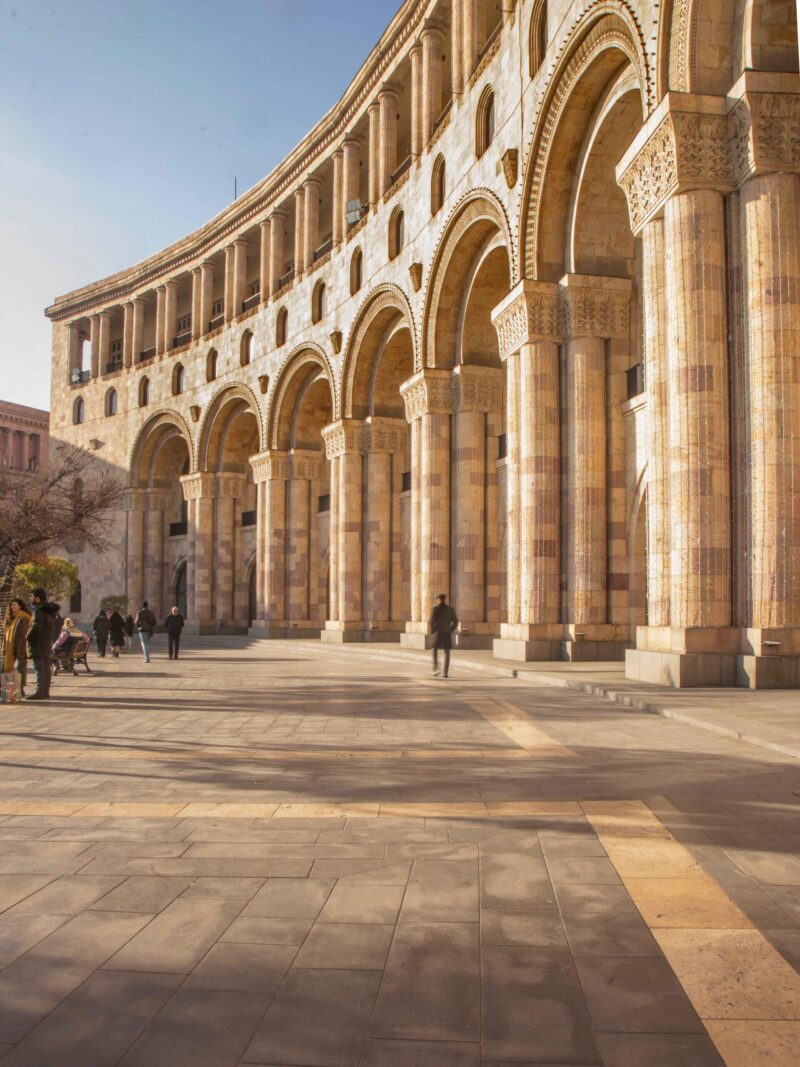Republic square in Yerevan. Armenia