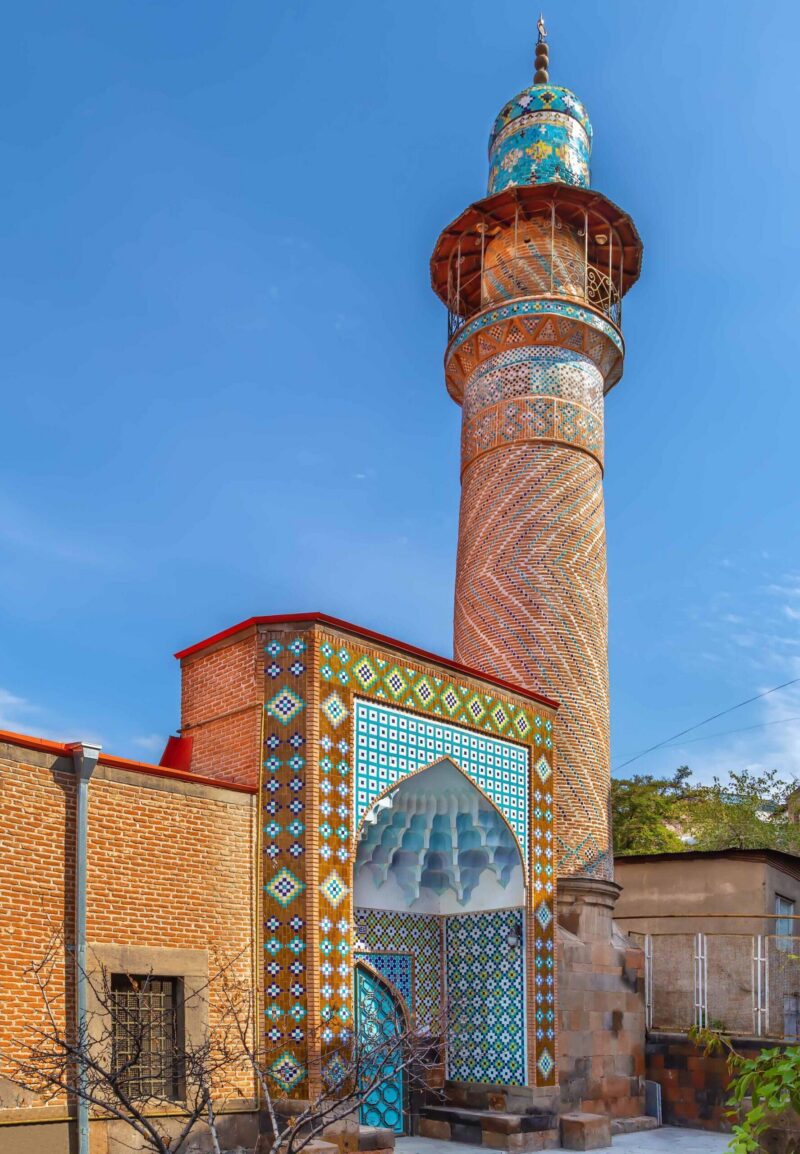 Blue Mosque is an 18th-century Shia mosque in Yerevan, Armenia. Minaret