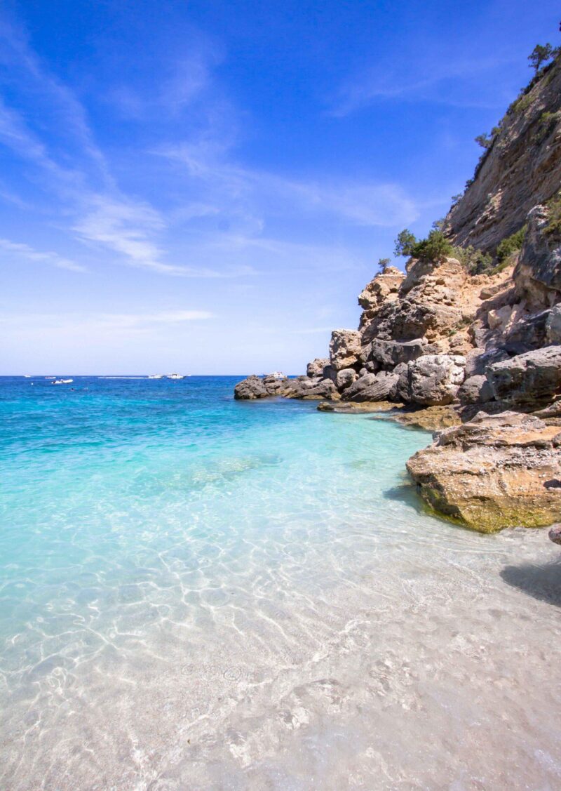 Cala Mariolu, a beach in the 'Golfo di Orosei', Sardinia, Italy.