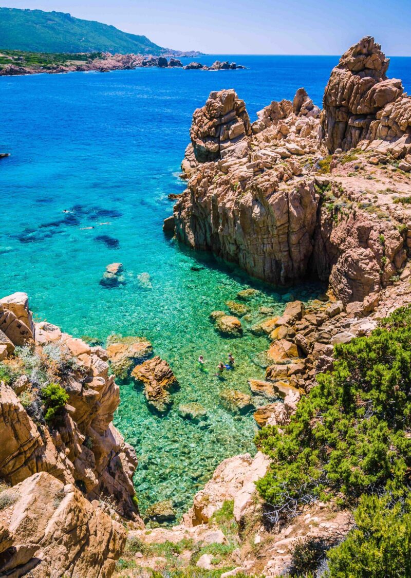 Rocky sea bay in Costa Paradiso, Sardinia - Italy